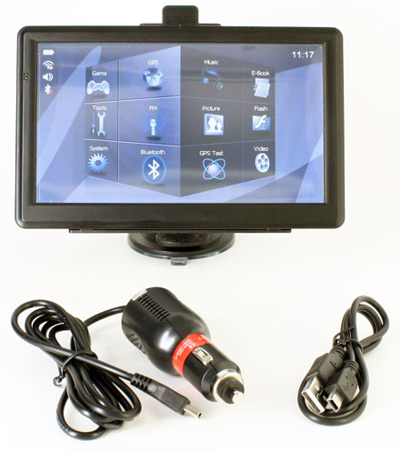 [CTFPND-1 <b>V5</b>] 7" PND FleetNavigator 9.0 DACH (800x480, Bluetooth, FM Modulator)