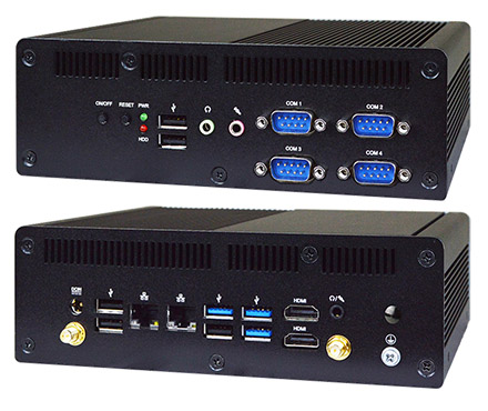 Jetway HBFDF20i-6412-B (Intel Elkhart Lake J6412) [4x COM, 2x LAN, <b>WLAN</b>]